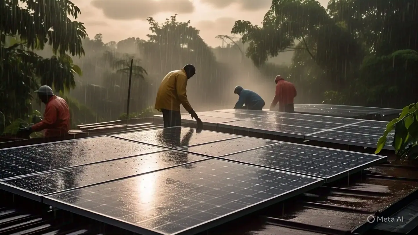 Do Solar Panels Work in Rain in India?