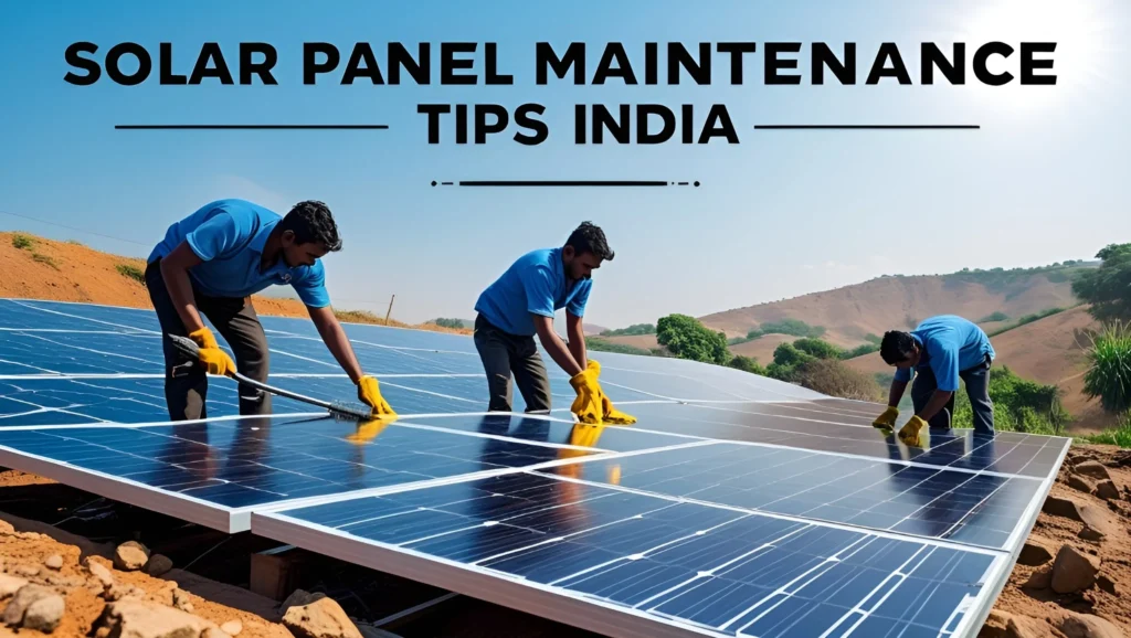 Solar Panel Maintenance Tips India