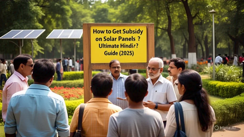 solar panel subsidy in India 2025